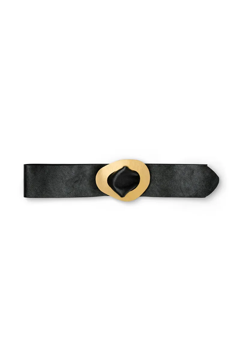 Suzy D Margherita Sparkle Leather Belt