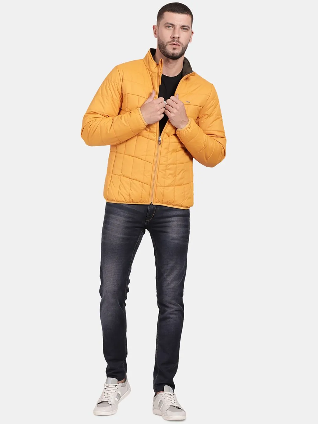 t-base Mock Collar Insulated Puffer Jacket