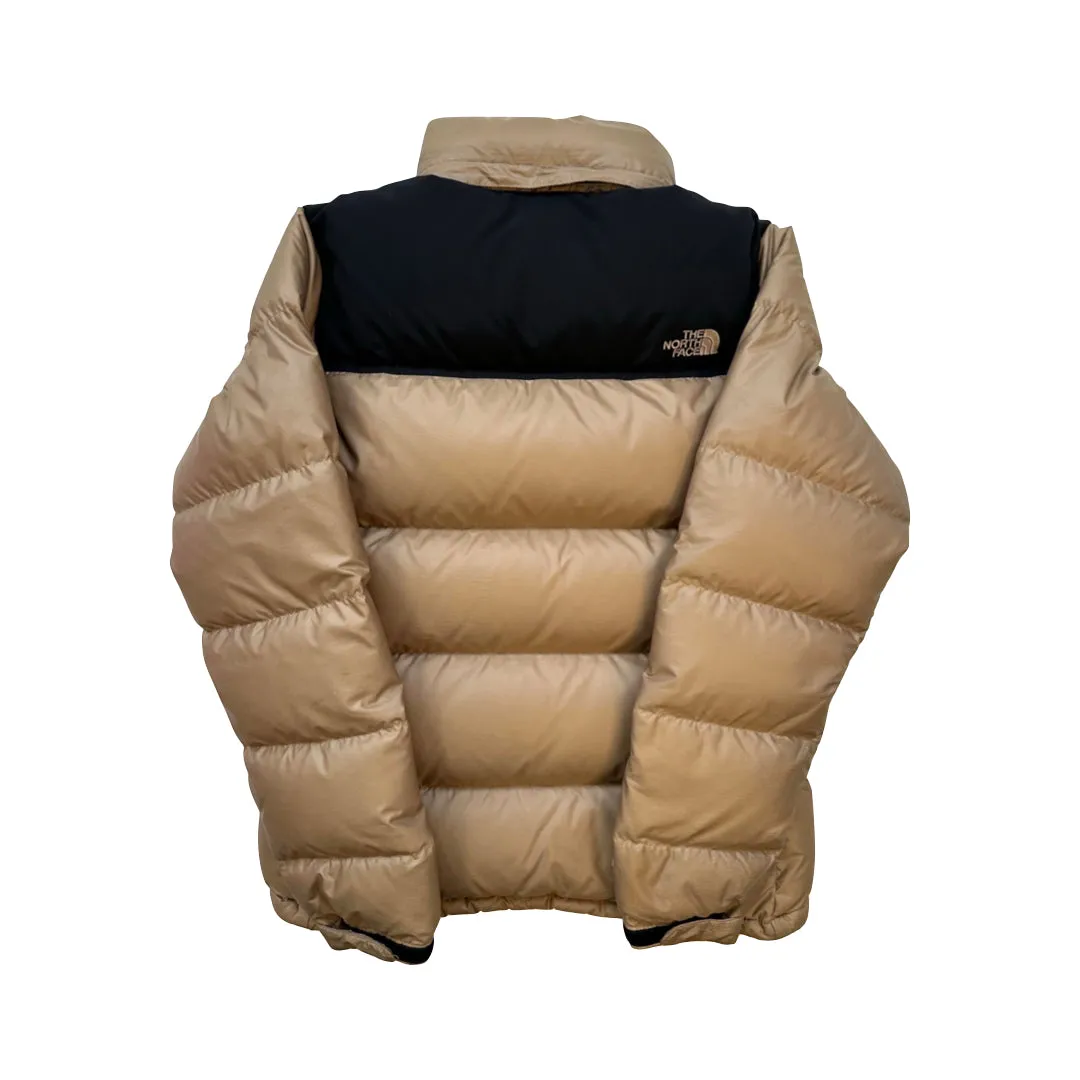 The North Face Women's Light Brown / Gold Puffer Jacket