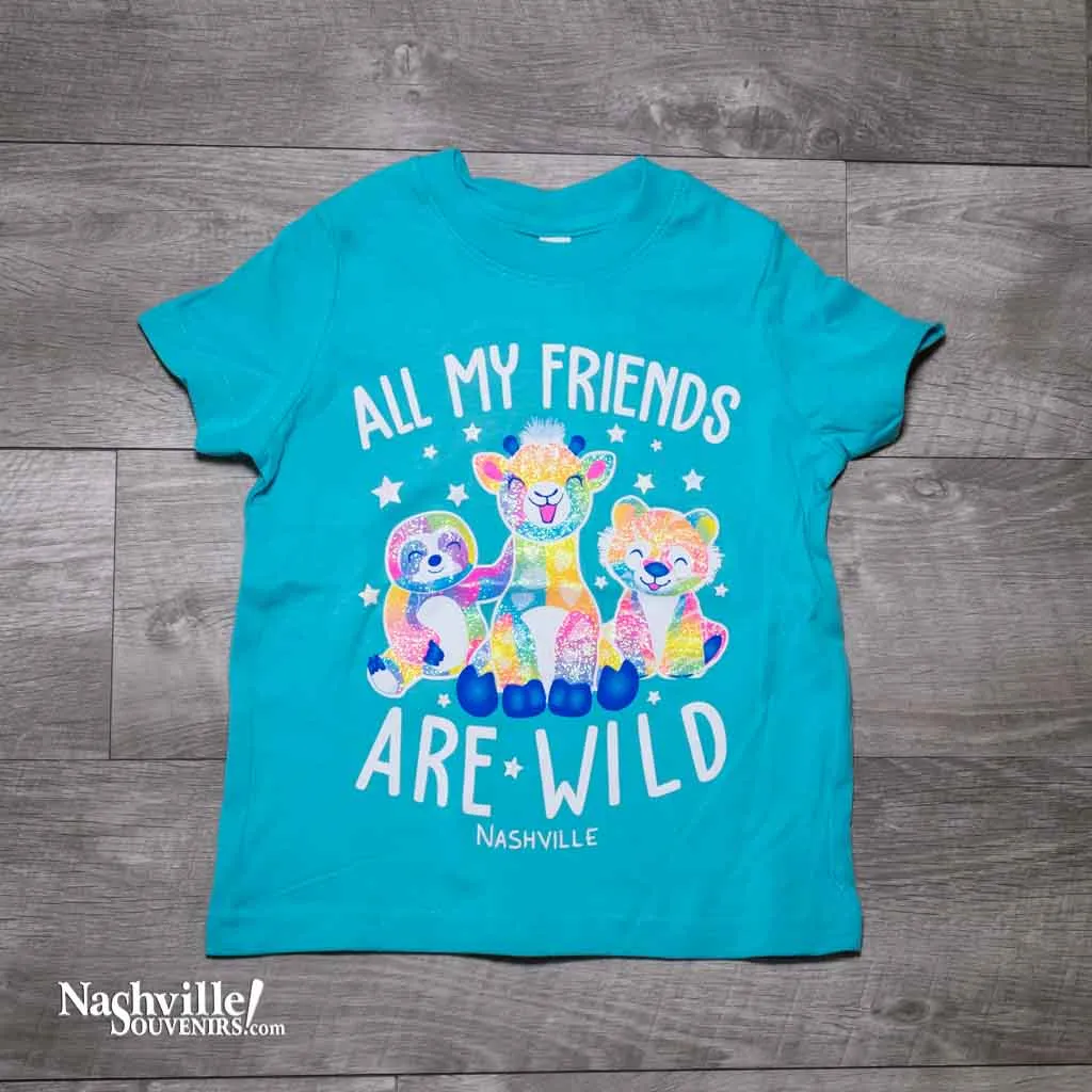 Toddler "All My Friends Are Wild Nashville" T-Shirt