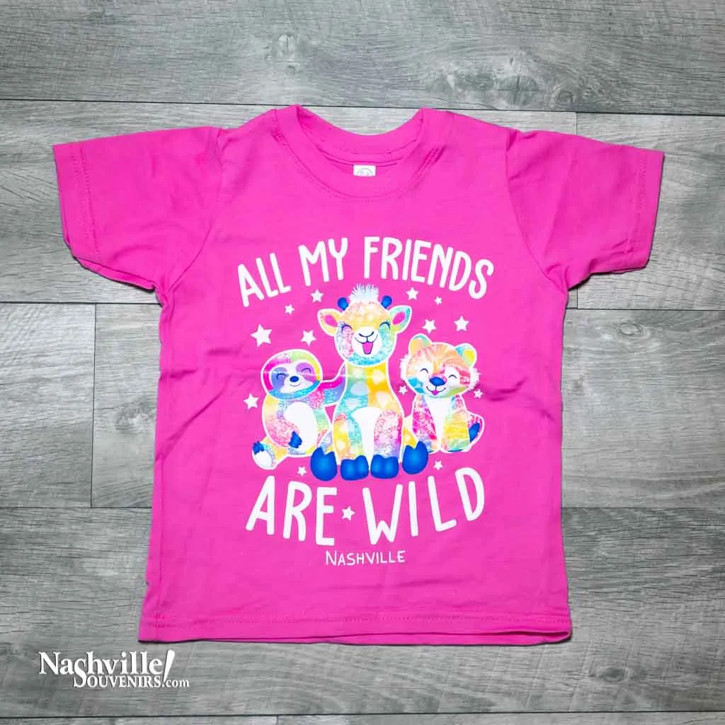 Toddler "All My Friends Are Wild Nashville" T-Shirt