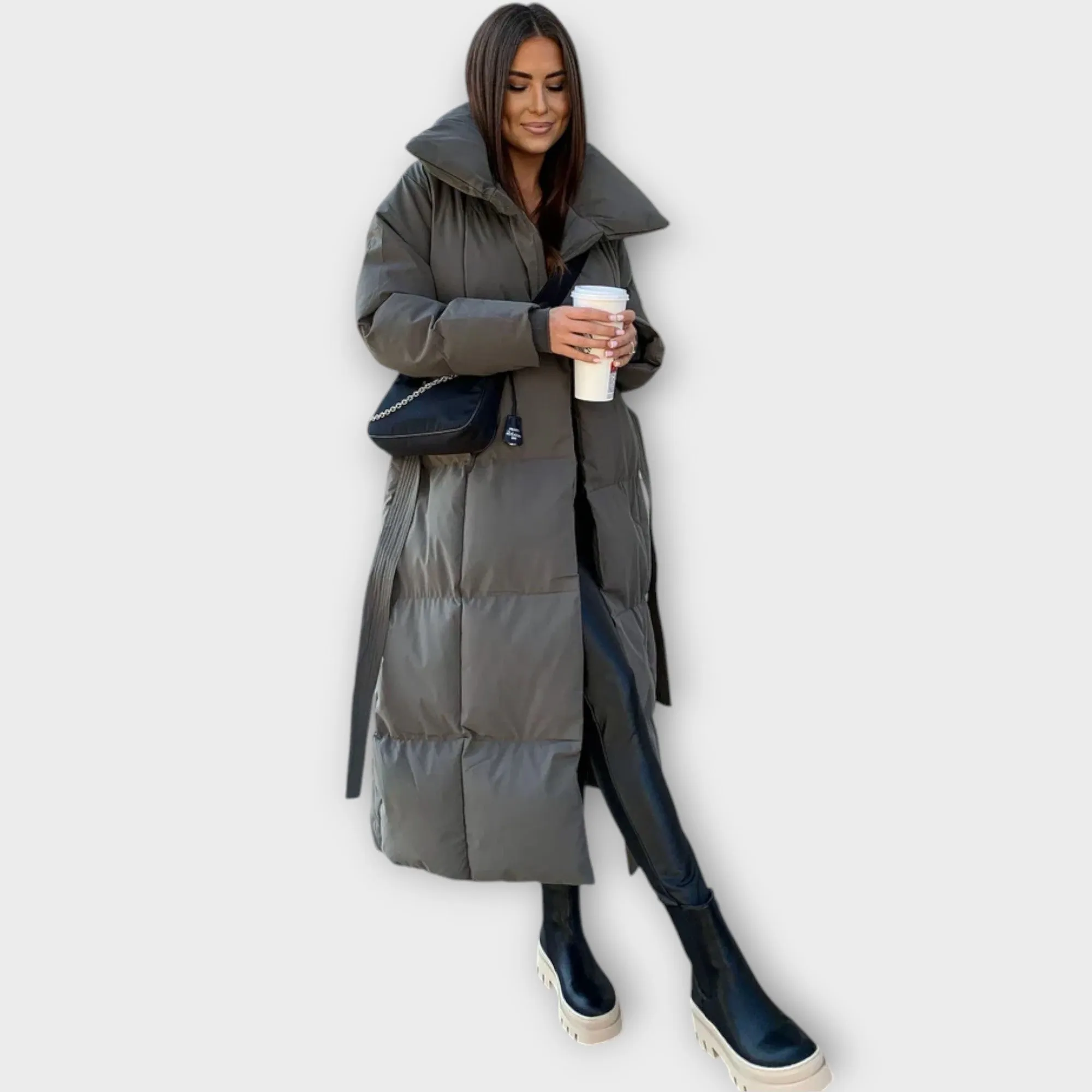 Victoria Long Winter Puffer Coat