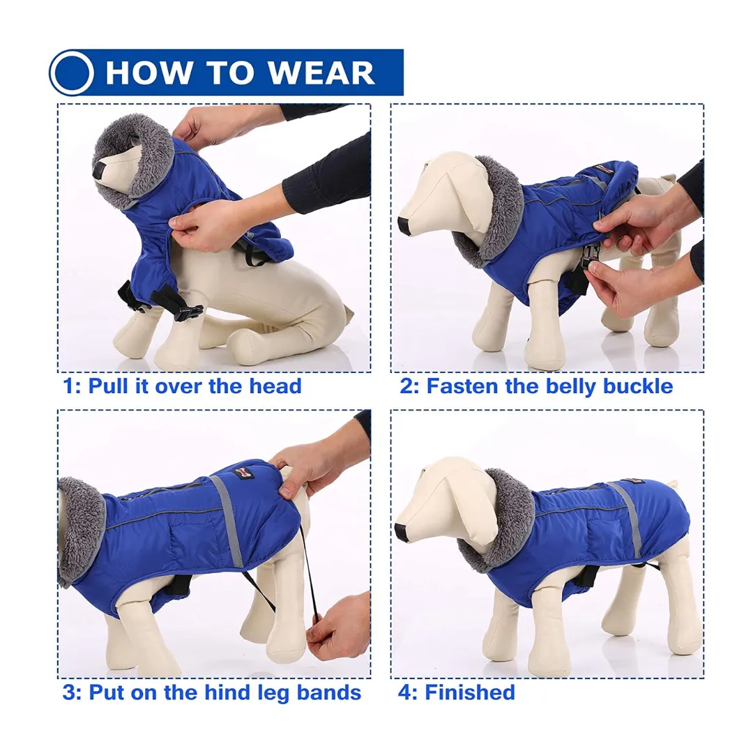 Warm Dog Coat Reflective