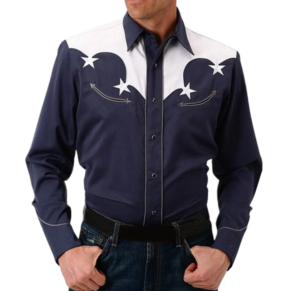 Western Printed Long Sleeve Shirts
